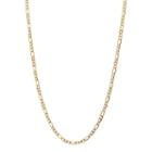 18k Gold Figaro Chain Necklace - 20 In, Women's, Size: 20, Yellow