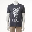 Men's Liverpool Fc Logo Tee, Size: Medium, Grey (charcoal)