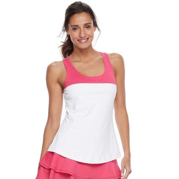 Women's Fila Sport&reg; Workout Racerback Tank, Size: Medium, Natural
