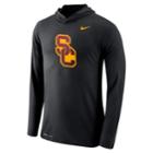 Men's Nike Usc Trojans Dri-fit Hooded Tee, Size: Xl, Black
