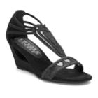 New York Transit Bring Excitement Women's Wedge Sandals, Size: Medium (11), Black