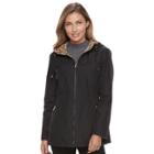 Women's D.e.t.a.i.l.s Reversible Hooded Jacket, Size: Large, Black