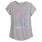 Girls 4-10 Jumping Beans&reg; Current Mood Graphic Tee, Girl's, Size: 7, Med Grey