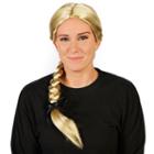 Adult Braided Blonde Costume Wig, Size: Standard, Multicolor
