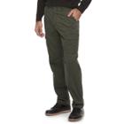 Men's Marc Anthony Slim-fit Stretch Brushed Twill Cargo Pants, Size: 36x32, Green
