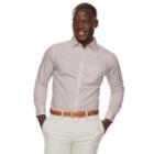 Men's Haggar Classic-fit Tuckless Button-down Shirt, Size: Xxl, Brt Red