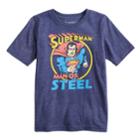 Boys 4-10 Jumping Beans&reg; Dc Comics Superman Man Of Steel Graphic Tee, Size: 5, Blue (navy)