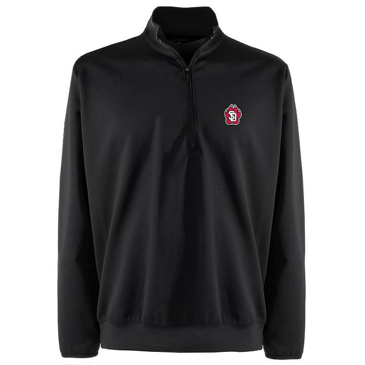 Men's South Dakota Coyotes 1/4-zip Leader Pullover, Size: Large, Black