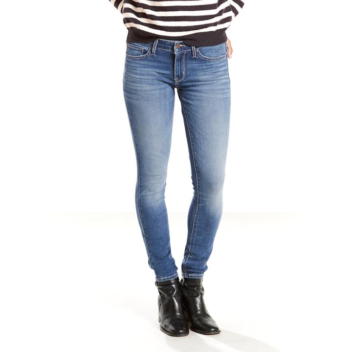 Women's Levi's&reg; 711 4-way Stretch Skinny Jean, Size: 33(us 16)m, Dark Blue