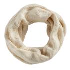 Girls 4-16 So&reg; Cable-knit Glitter Infinity Scarf, White Oth
