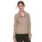 Women's Croft & Barrow&reg; Utility Blazer Jacket, Size: Xs, Med Grey