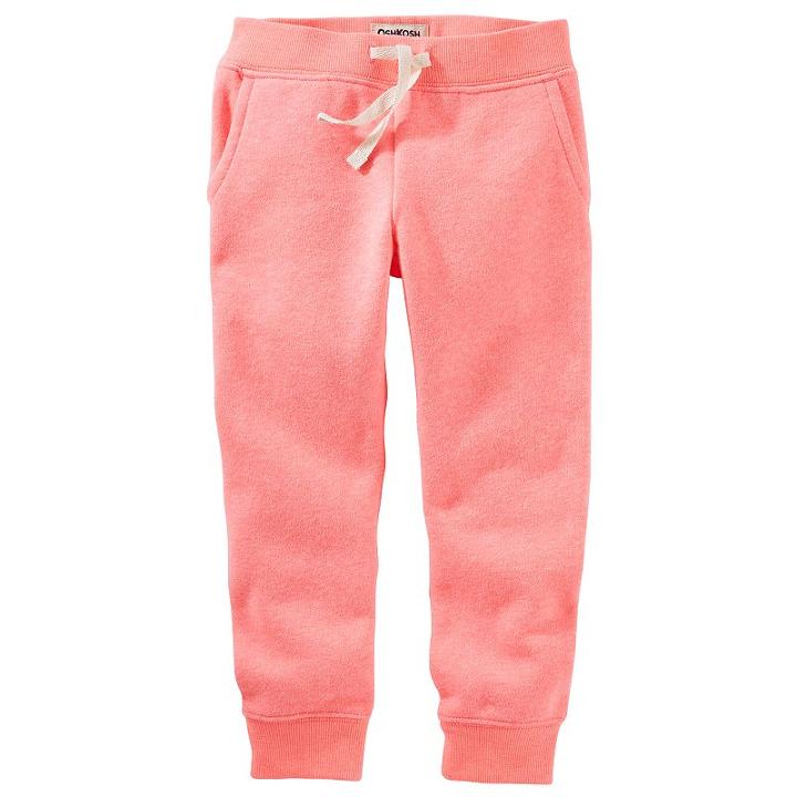 Girls 4-12 Oshkosh B'gosh&reg; Solid Knit Pants, Size: 10, Pink