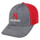 Adult Top Of The World Nebraska Cornhuskers Upright Performance One-fit Cap, Men's, Med Grey