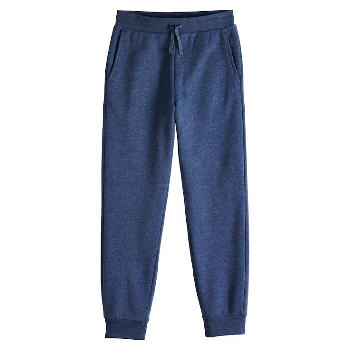 Boys 8-20 Tek Gear&reg; Ultra-soft Fleece Jogger Pants, Size: S(8), Blue (navy)