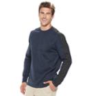 Big & Tall Van Heusen Classic-fit Fleece Sweater, Men's, Size: Xl Tall, Blue