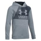 Boys 8-20 Under Armour Rival Cotton Hoodie, Size: Large, Med Grey