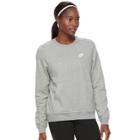 Women's Nike Cozy Classic Sweatshirt, Size: Large, Grey Other