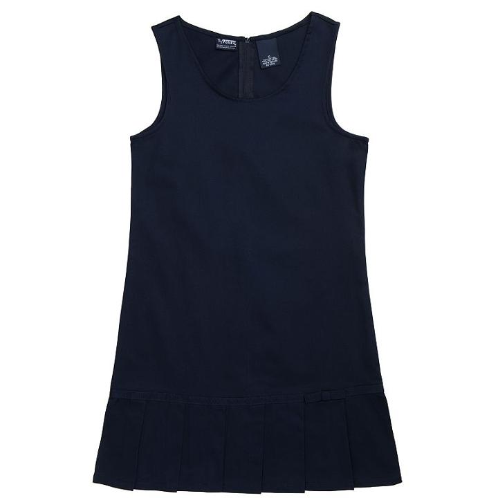Toddler Girl French Toast School Uniform Sleeveless Pleated Jumper, Size: 3t, Blue (navy)