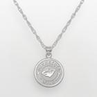 Logoart Minnesota Wild Sterling Silver Logo Pendant, Women's, Size: 18, Grey