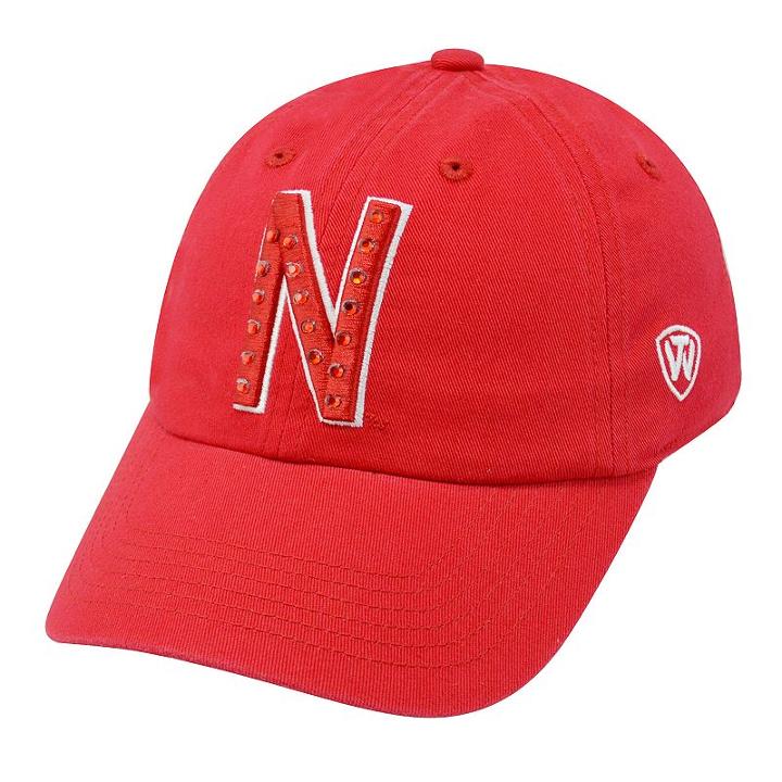 Women's Top Of The World Nebraska Cornhuskers Flair Cap, Med Red
