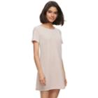 Juniors' Trixxi Glitter Knit Swing Dress, Teens, Size: Small, Med Pink
