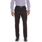 Men's Steve Harvey Classic-fit Maroon Pleated Suit Pants, Size: 36x30, Red