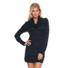 Women's Ab Studio Marled Cowlneck Tunic Sweater, Size: Xlrg Av/rg, Ovrfl Oth