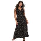 Plus Size Apt. 9&reg; Ruffle Maxi Dress, Women's, Size: 0x, Black