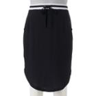 Juniors' So&reg; Striped Sporty Midi Skirt, Teens, Size: Xl, Black