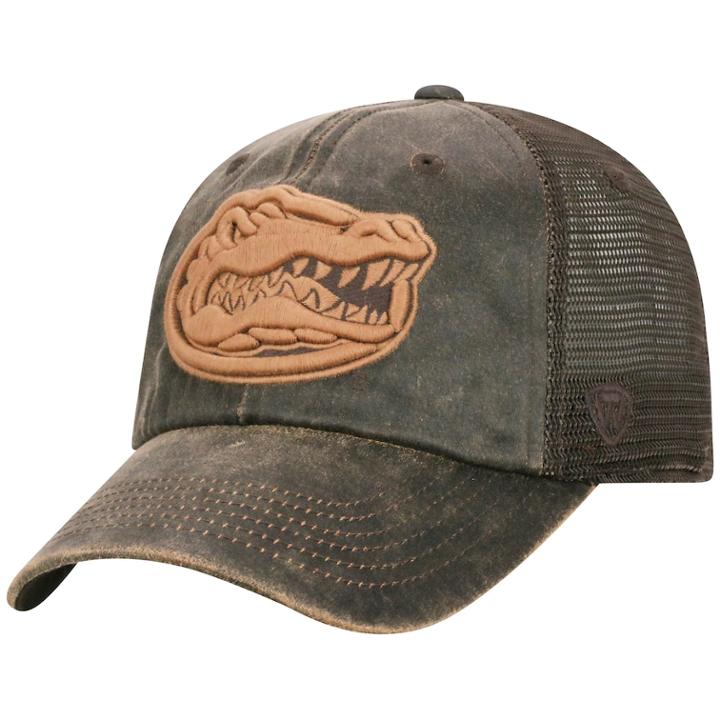 Adult Top Of The World Florida Gators Chestnut Adjustable Cap, Men's, Med Brown