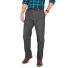 Men's Croft & Barrow&reg; Flat-front Corduroy Pants, Size: 38x36, Grey