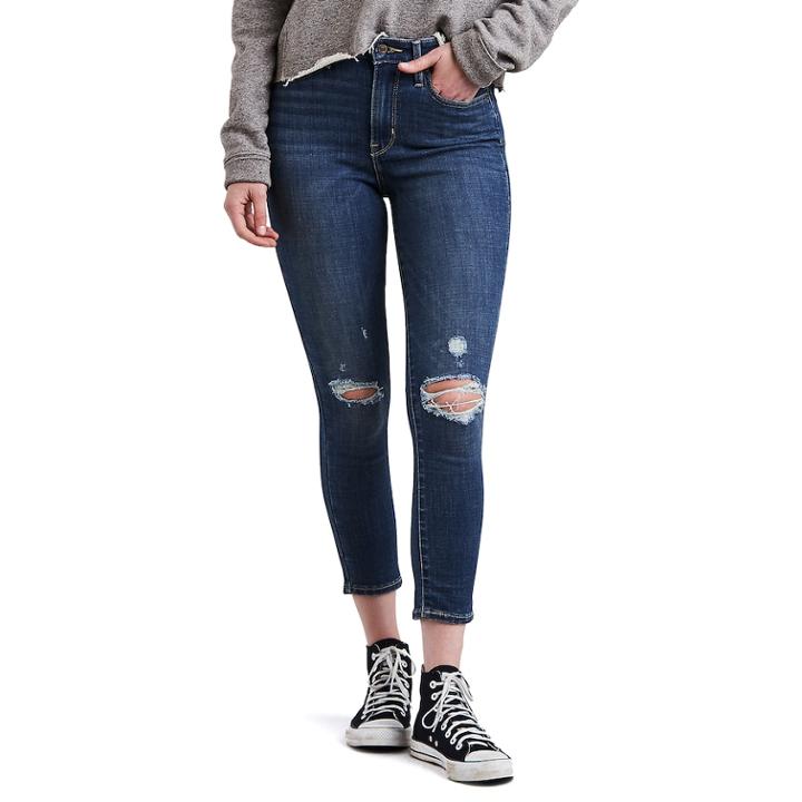 Women's Levi's 721 High-rise Skinny Ankle Jeans, Size: 30(us 10)m, Dark Blue