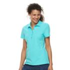 Women's Croft & Barrow&reg; Classic Polo, Size: Xl, Med Blue