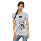 Disney's Juniors' Alice In Wonderland Cheshire Cat Mad Graphic Tee, Teens, Size: Xl, Ovrfl Oth