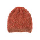 Women's Muk Luks Gaucho Knit Geometric Beanie, Orange