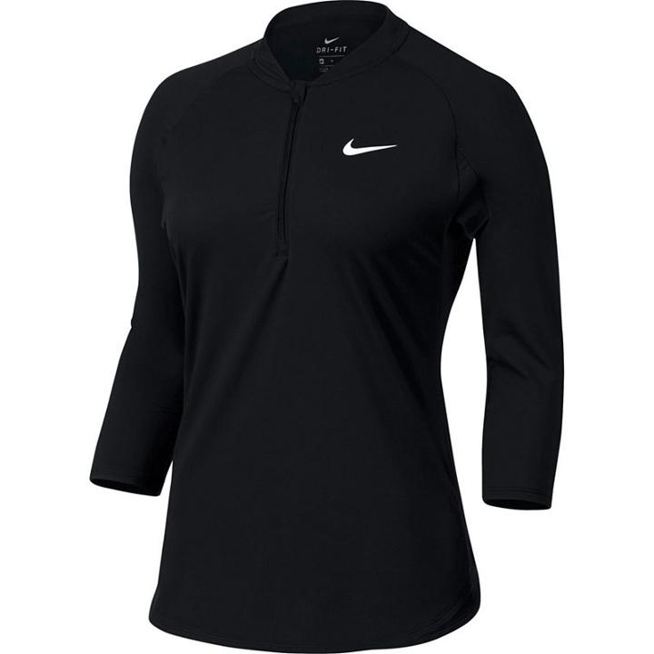 Women's Nike Court Dry Pure Tennis Top, Size: Medium, Grey (charcoal)