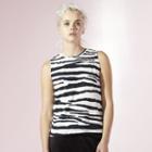Women's Juicy Crop Muscle Tank, Size: Medium, White Oth