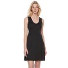 Women's Rock & Republic&reg; Macrame A-line Dress, Size: Xl, Black
