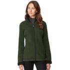 Women's Heat Keep Sherpa-lined Fleece Jacket, Size: Large, Green