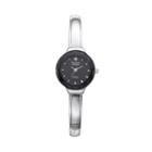 Armitron Now Women's Diamond Half-bangle Watch - 75/5198bksv, Grey