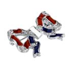 1928 Red, White And Blue Bow Pin, Women's, Multicolor
