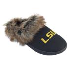 Women's Lsu Tigers Scuff Slippers, Size: Medium, Black