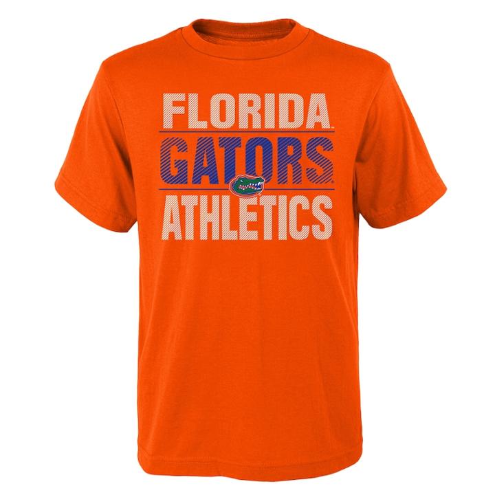 Boys' 4-18 Florida Gators Light Streaks Tee, Size: 8-10, Orange