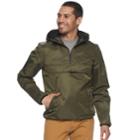 Men's Xray Reflective Hooded Quarter-zip Pullover Jacket, Size: Xl, Green