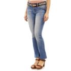 Juniors' Wallflower Legendary Belted Bootcut Jeans, Girl's, Size: 5, Med Pink
