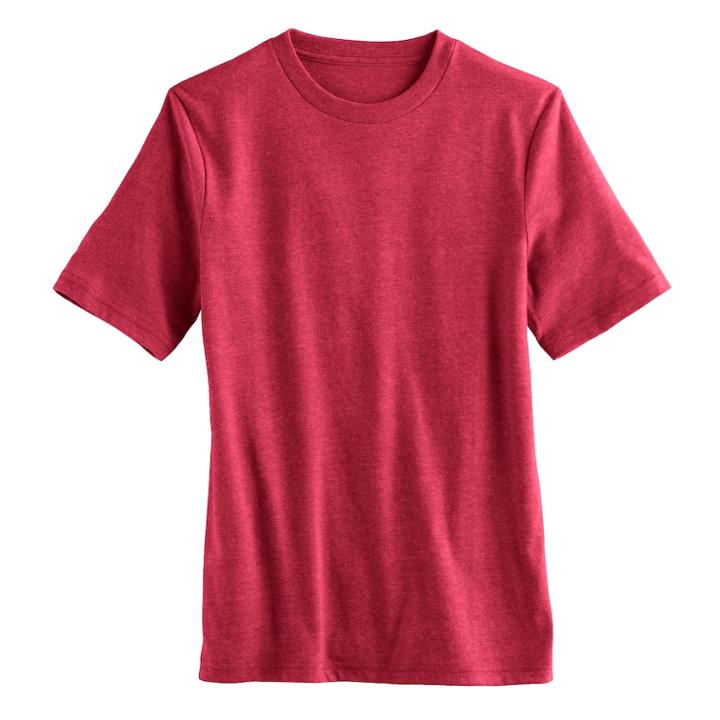 Boys 8-20 Urban Pipeline&reg; Ultimate Solid Crew Tee, Size: Medium, Med Red