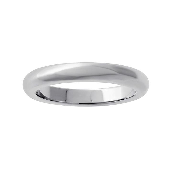 Stainless Steel Ring, Women's, Size: 6, Grey