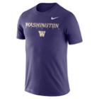 Men's Nike Washington Huskies Facility Tee, Size: Medium, Purple