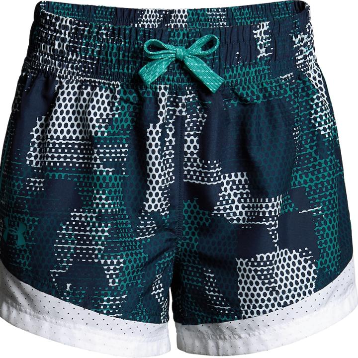 Girls 7-16 Under Armour Sprint Printed Shorts, Size: Small, Purple