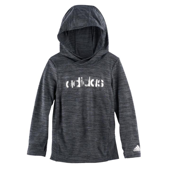 Toddler Girl Adidas Space-dyed Graphic Hoodie, Size: 2t, Oxford